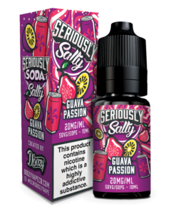 Guava Passion Seriously Salty Soda 10ml Bottle Box