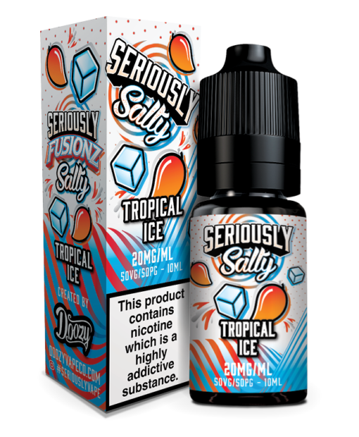 TROPICAL ICE Seriously Fusionz Salty 10ml Bottle Box Large